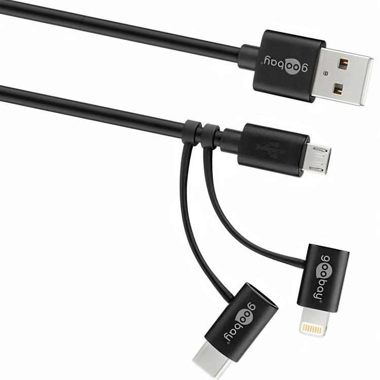 IPhone 5/5s/5c/SE USB C Lightning 3 in 1 - Goobay