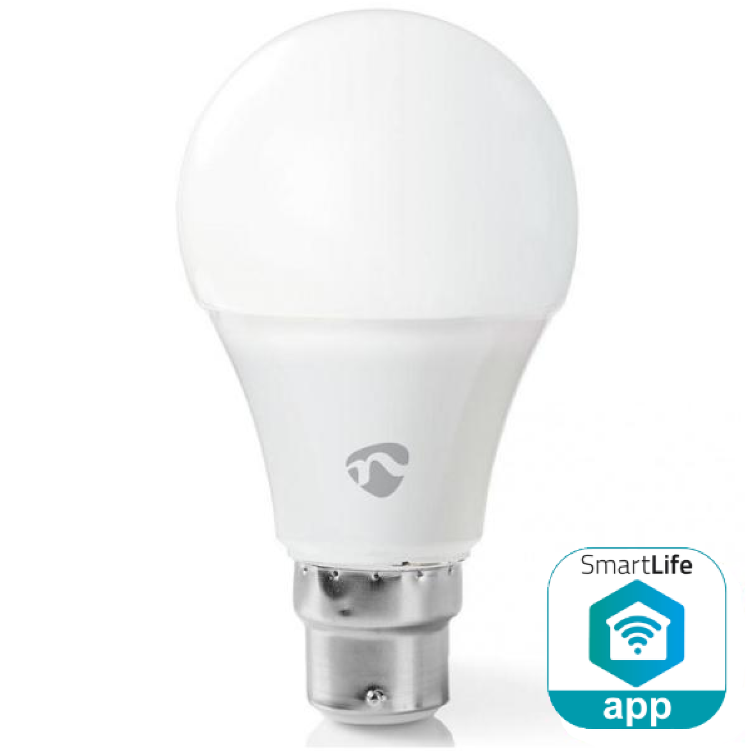 Wi Fi Smart LED Glühbirne Warm bis Kaltweiß B22 - Nedis