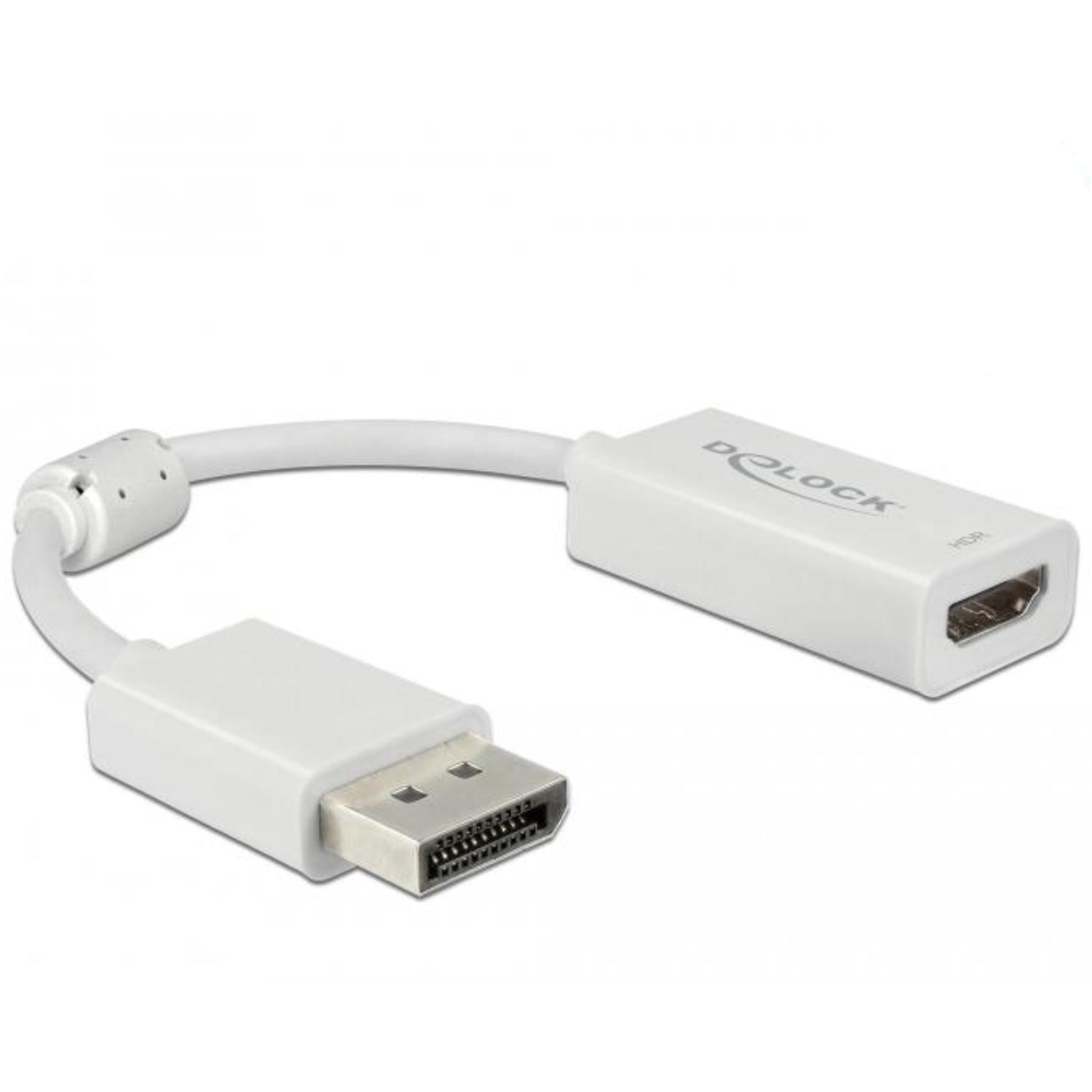 Delock DisplayPort 1.4 Adapter auf HDMI 4K 60 Hz mit HDR Funktion Pass - Delock