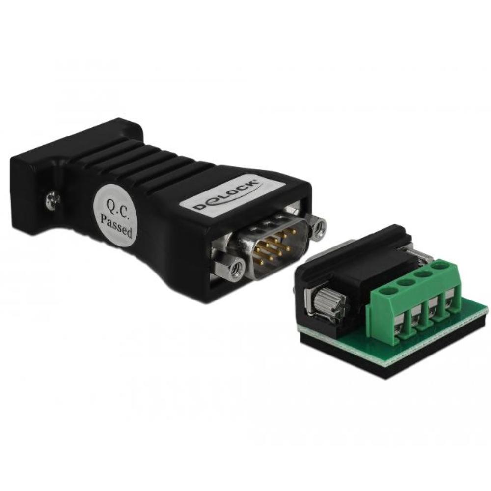 RS232 zu RS485 Konverter DB9 serieller Adapter – Delock