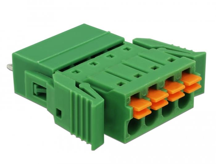 Delock Klemmenblocksatz für Leiterplatte 4-polig 3,81 mm Raster vertikal - Delock