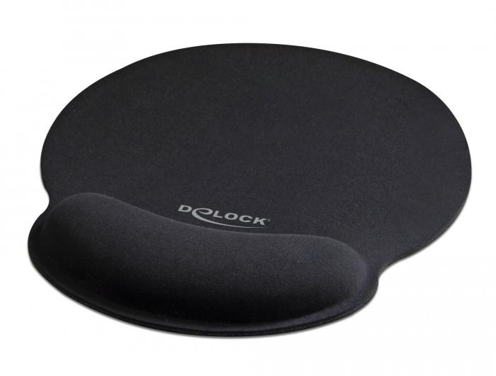 Delock Ergonomisches Mauspad mit Gel-Handauflage - Delock