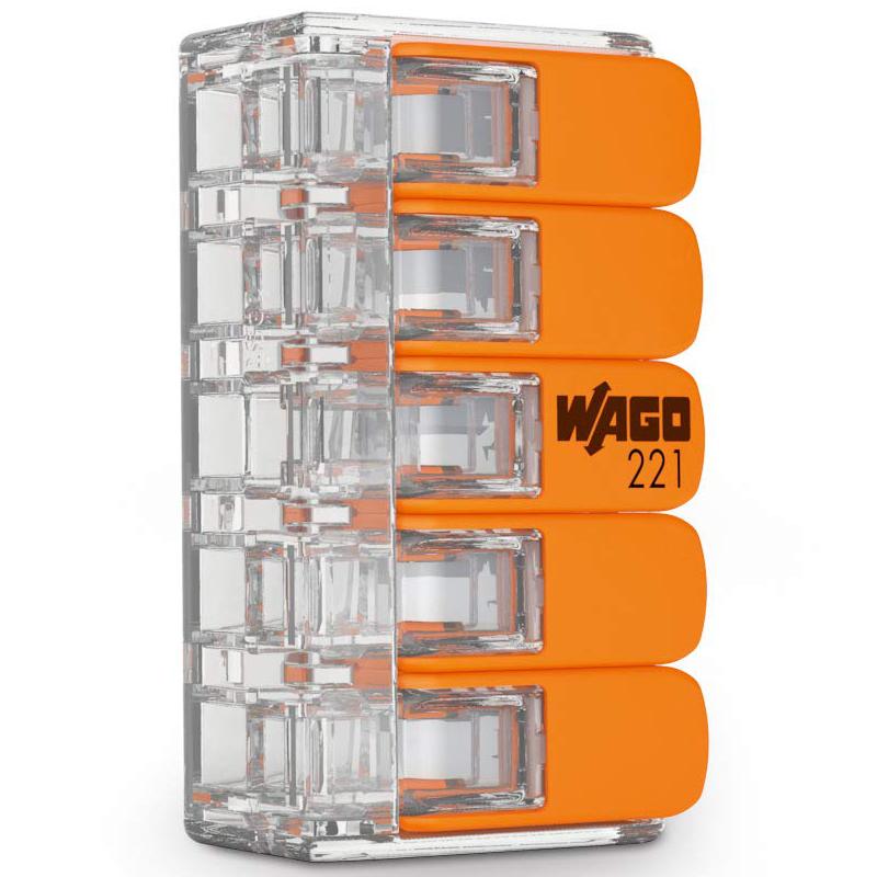 Steckklemme 5 Draht 6,0 mm² - Wago