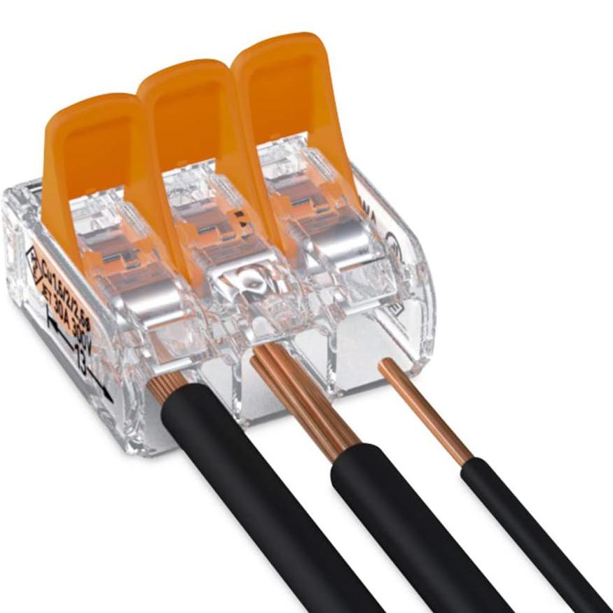 Steckklemme 3 Draht 6,0 mm² - Wago