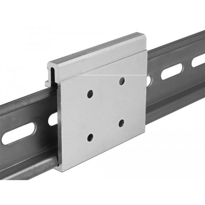 Montageclip für Hutschiene - Delock