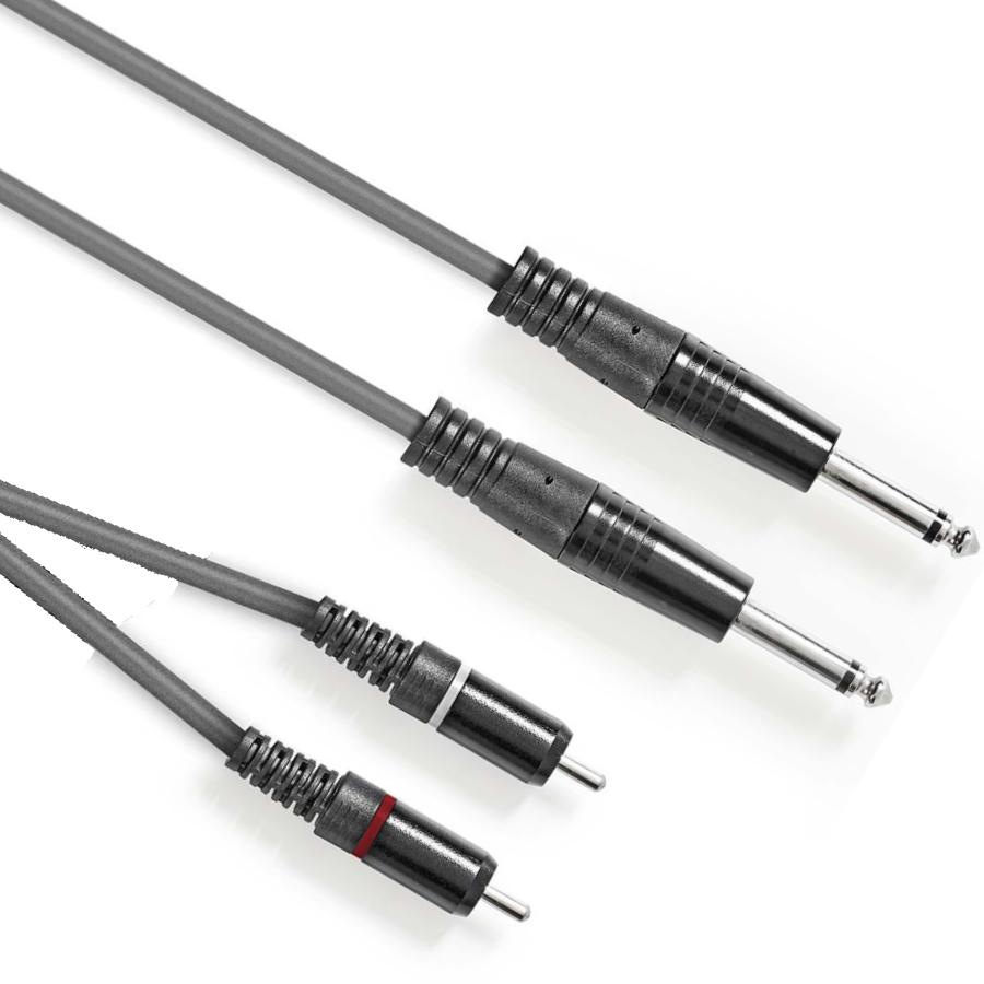 Klinken auf RCA Kabel - Allteq