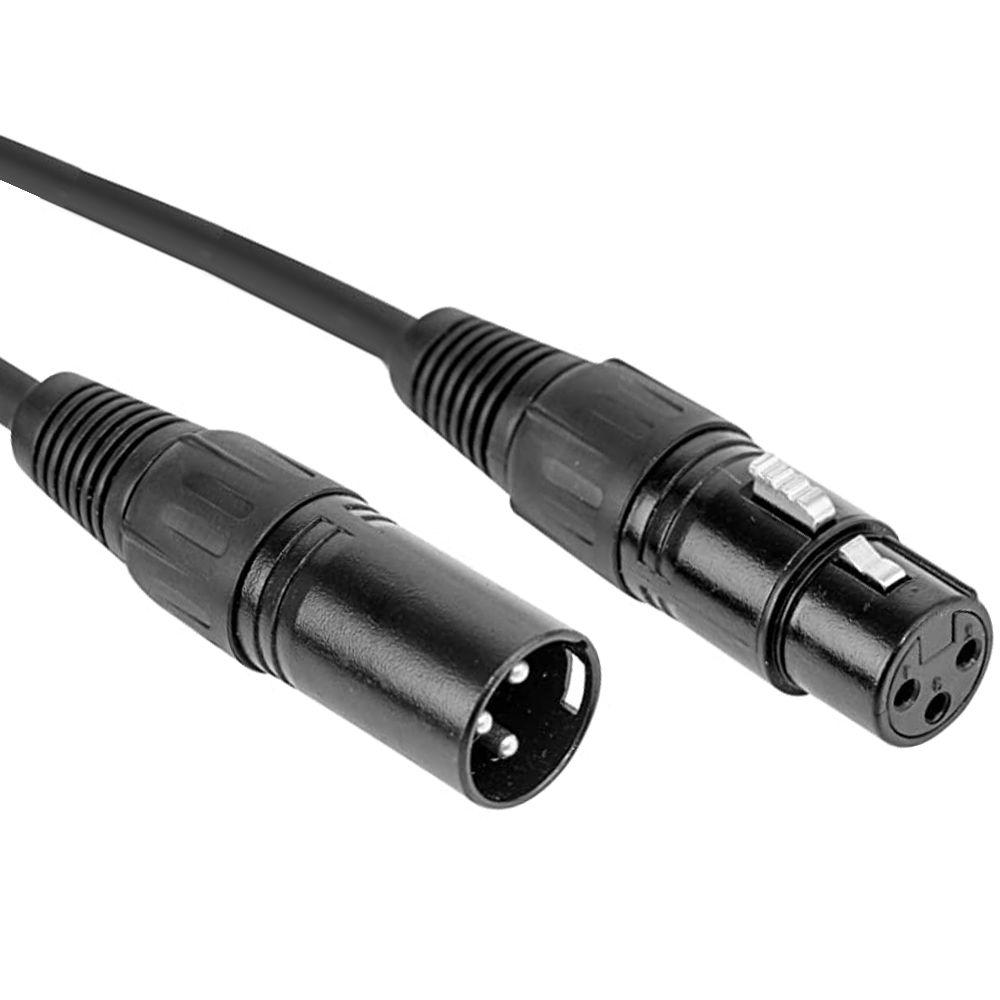 Digitales DMX Kabel 110 Ohm XLR 3 polig Stecker XLR 3 polig Buchse 0,5 m - Nedis