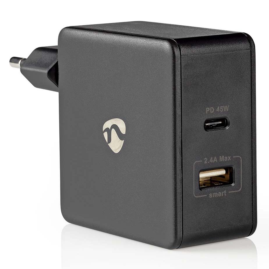 USB C + A Ladegerät - Nedis
