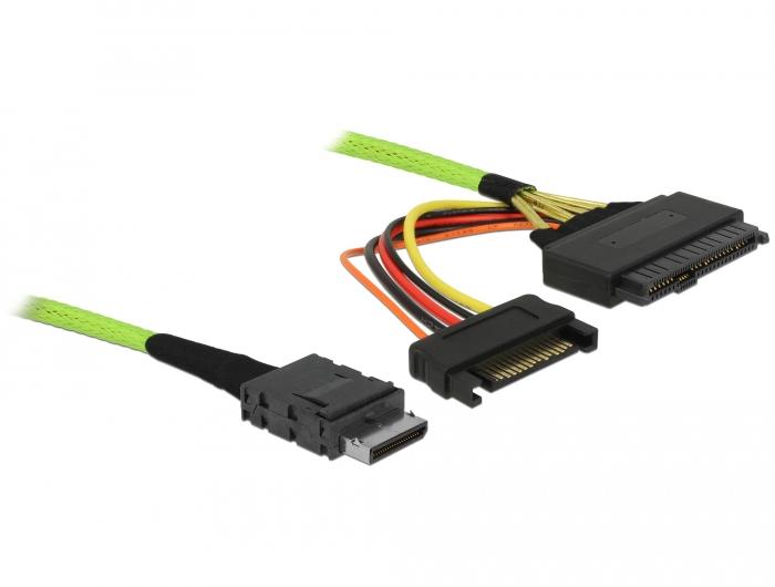 Delock Kabel OCuLink PCIe SFF 8611 auf U.2 SFF 8639 0,5 m - Delock