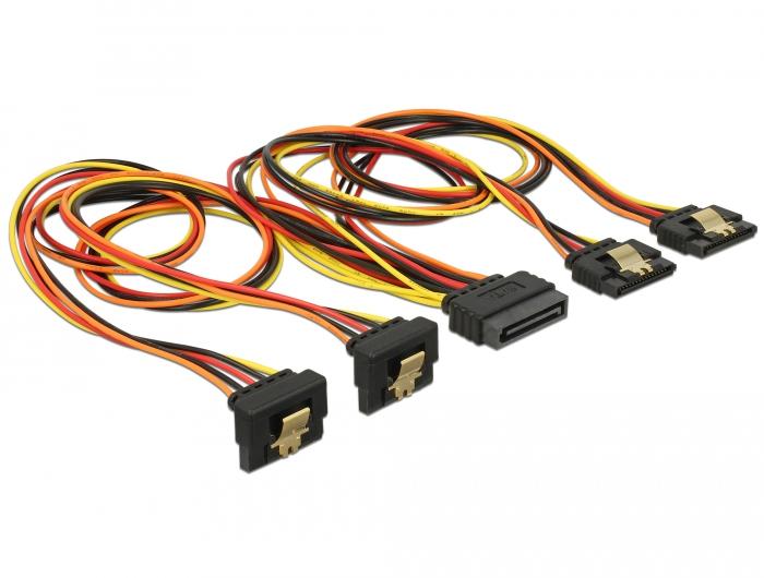 Delock Kabel SATA 15-Pin Stromanschluss mit Snap-In Funktion > SAT - Delock