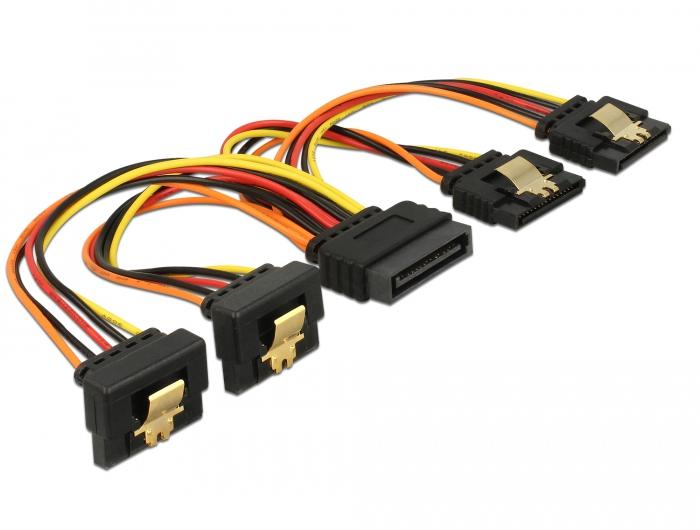 Delock Kabel SATA 15-Pin Stromanschluss mit Snap-In Funktion > SAT - Delock