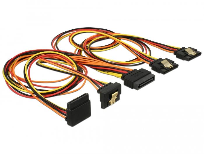Delock Kabel SATA 15-Pin Stromanschluss mit Snap-In Funktion > SAT - Delock