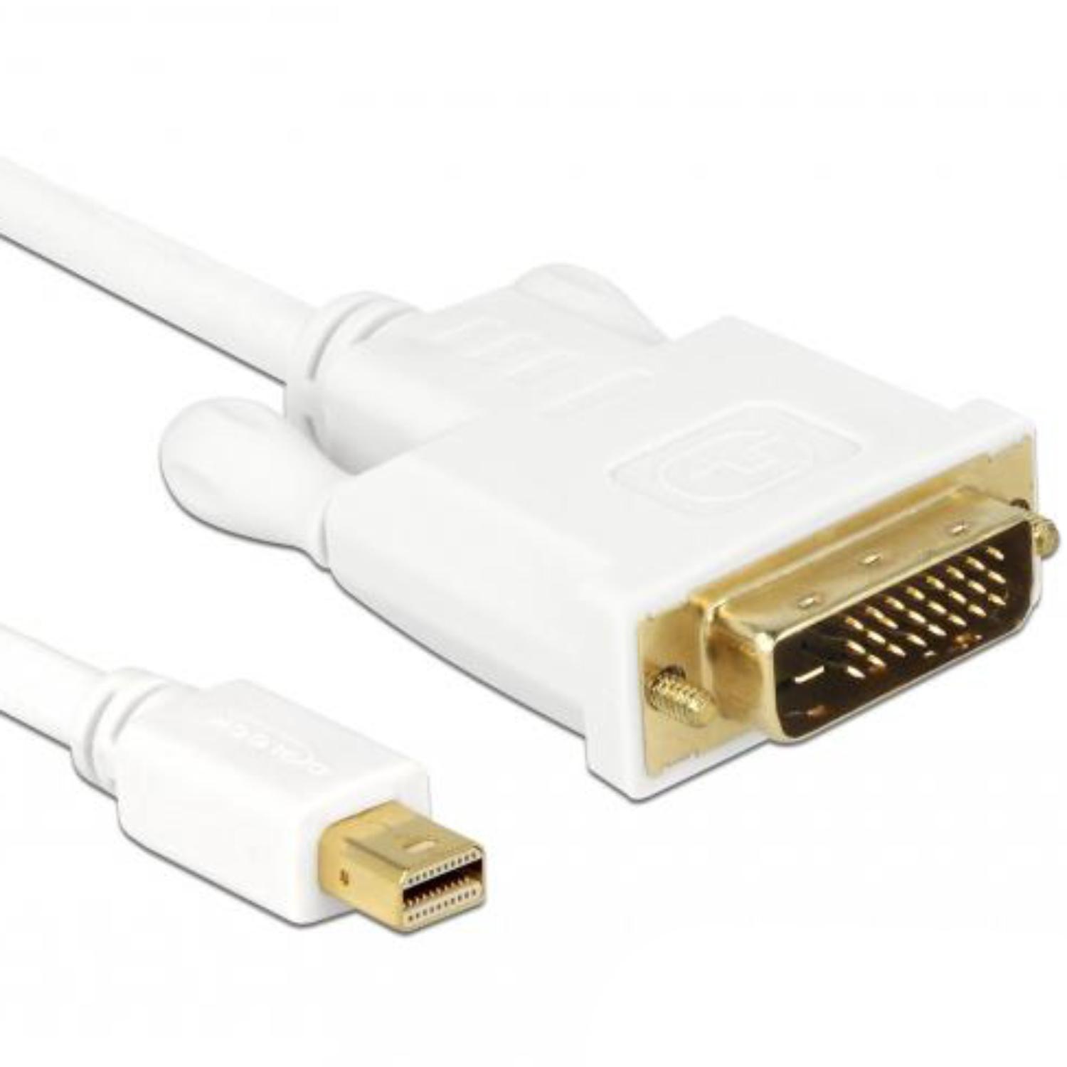 Delock Kabel mini DisplayPort 1.1 Stecker > DVI 24+1 Stecker 0,5 m - Delock