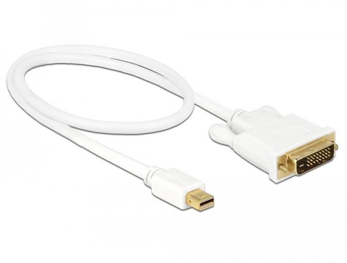 Delock Kabel mini DisplayPort 1.1 Stecker > DVI 24+1 Stecker 0,5 m - Delock
