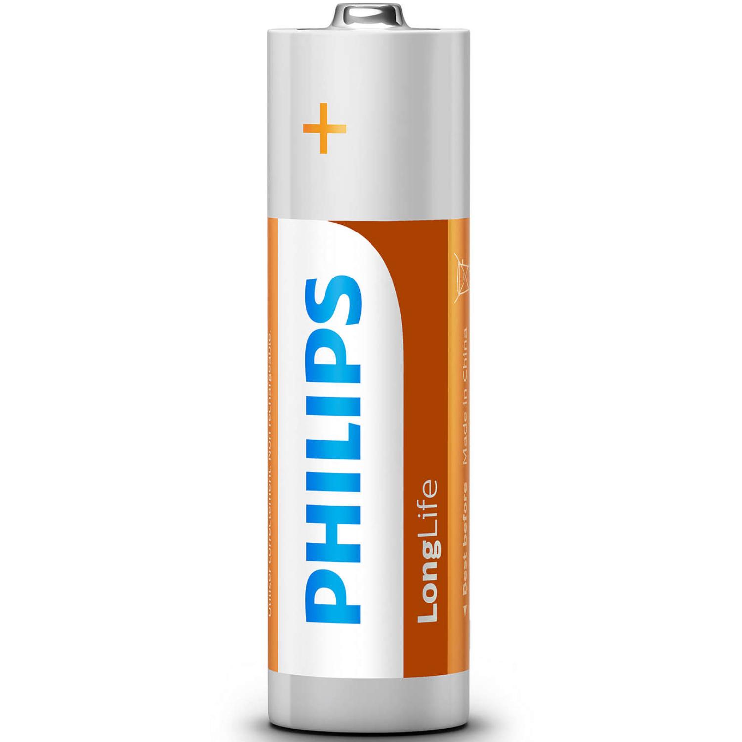 4 Stück AA-Batterien - Philips - Zink