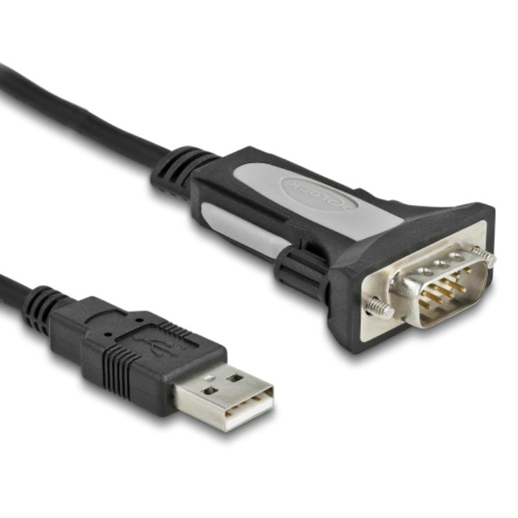 Delock Adapter USB Typ-A zu 1 x Seriell RS-232 DB9 3 m - Delock