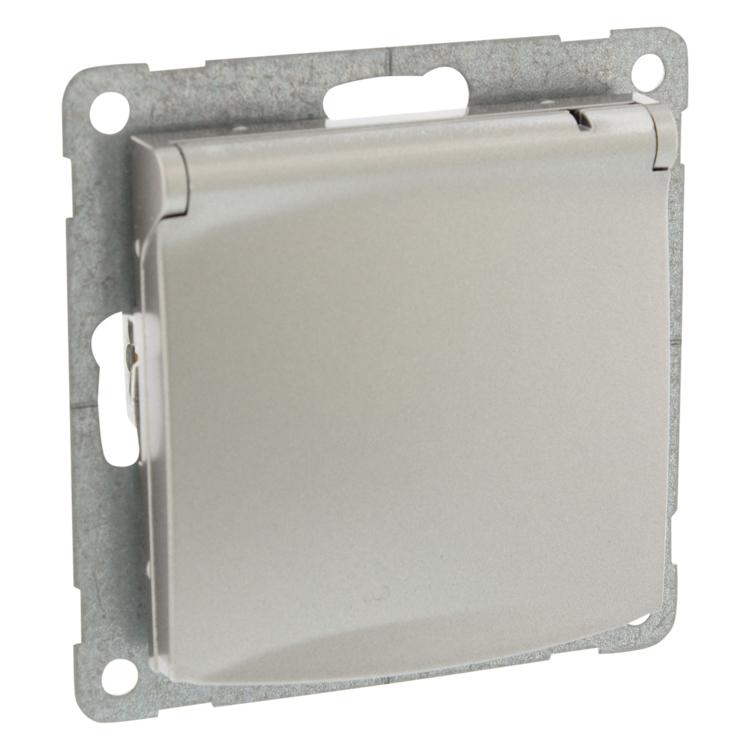 Einbaudose mit Klappe - 1fach - Q-LINK
