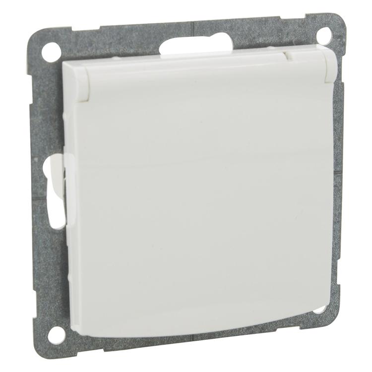 Einbaudose mit Klappe - 1fach - Q-LINK