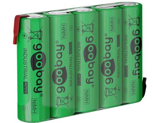 Wiederaufladbare AA-Batterien - 6 Volt - Goobay
