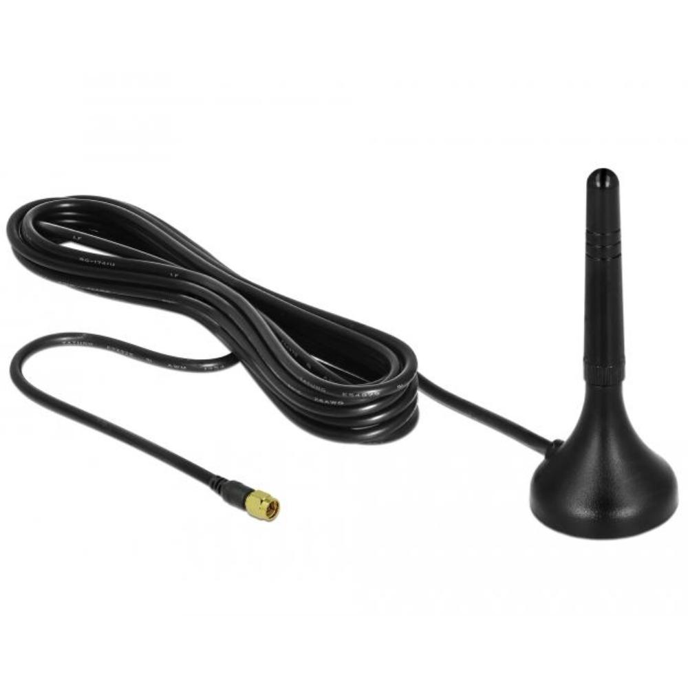 LTE Antenne SMA Stecker 1–2 dBi omnidirektionaler magnetischer Fuß 3 Meter