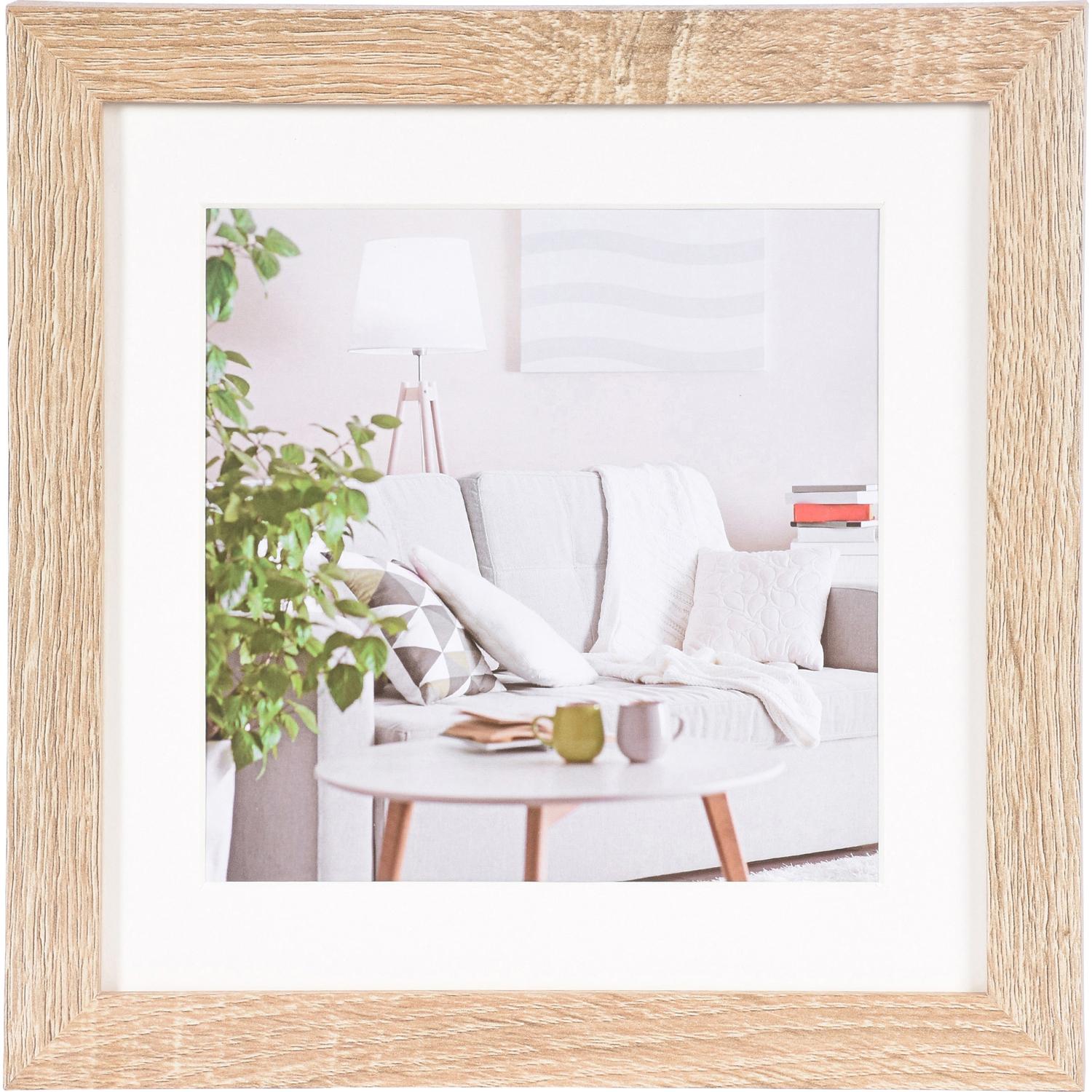 Bilderrahmen Modern - 20x20cm - Hellbraun