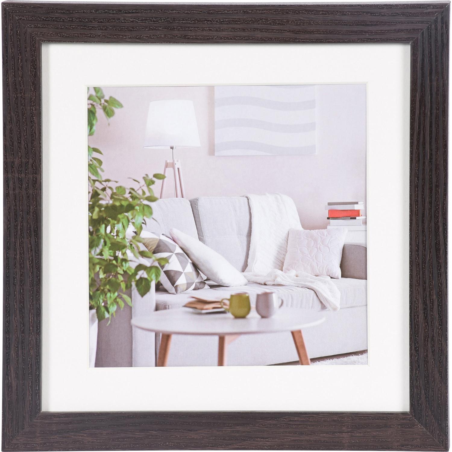 Bilderrahmen Modern - 20x20cm - Dunkelbraun