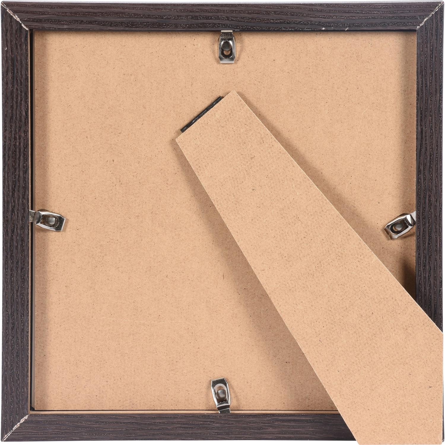 Bilderrahmen Modern - 20x20cm - Dunkelbraun