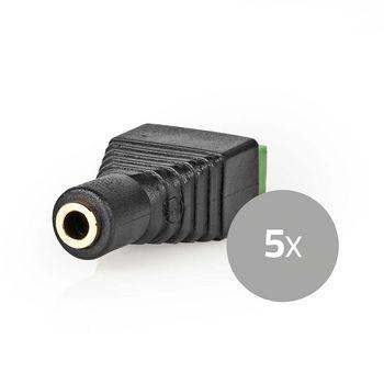 CCTV Sicherheitsstecker 5x 3 adrig auf 3,5 mm Buchse - Nedis