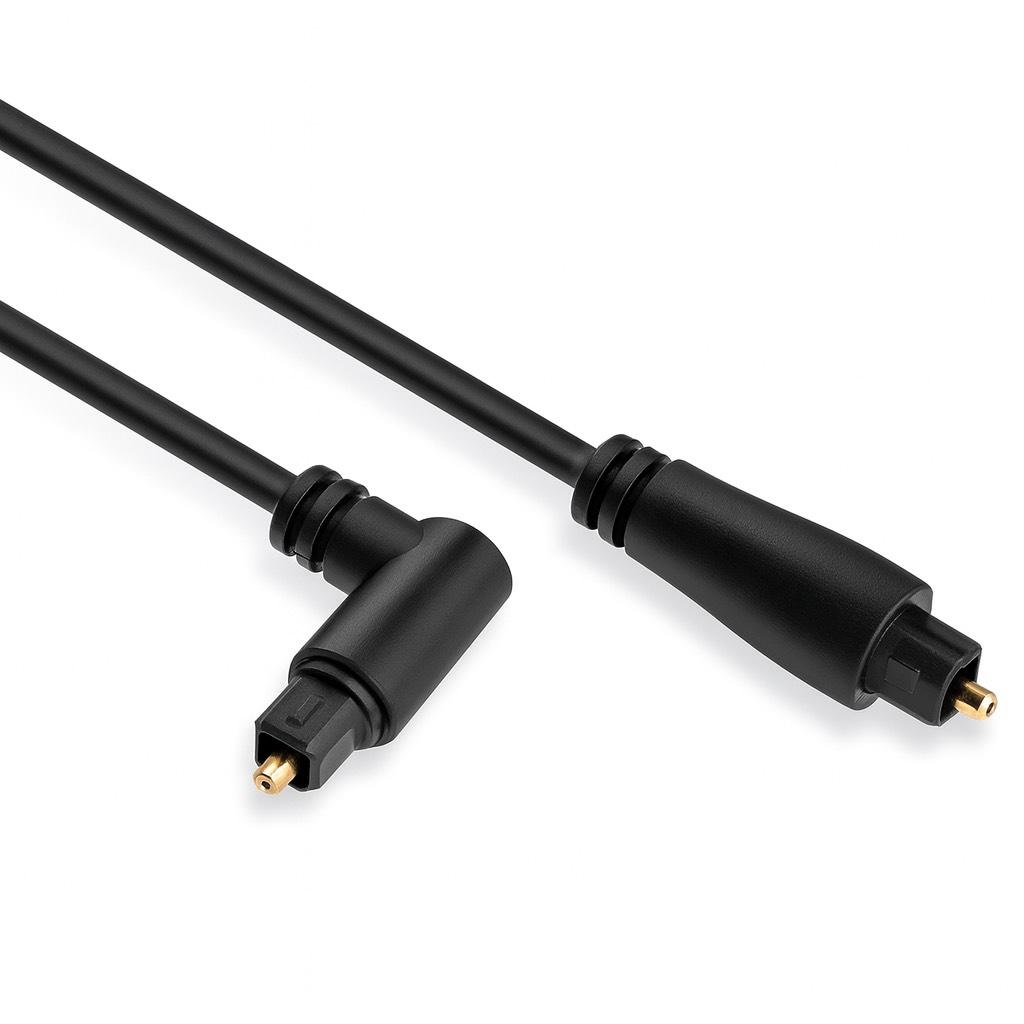 Optisches Audiokabel - Toslink und spdif - Allteq - 1 Meter