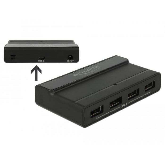 USB A + C Hub – 5 Anschlüsse - Delock