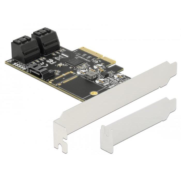 Delock 5 Port SATA PCI Express x4 Karte - Niedrigprofil-Formfaktor - Delock