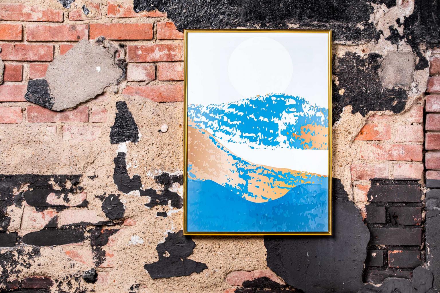 Bilderrahmen Napoli - 60x90cm - Gold