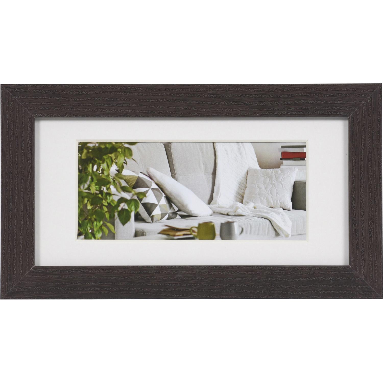 Bilderrahmen Modern - 10x20cm - Dunkelbraun