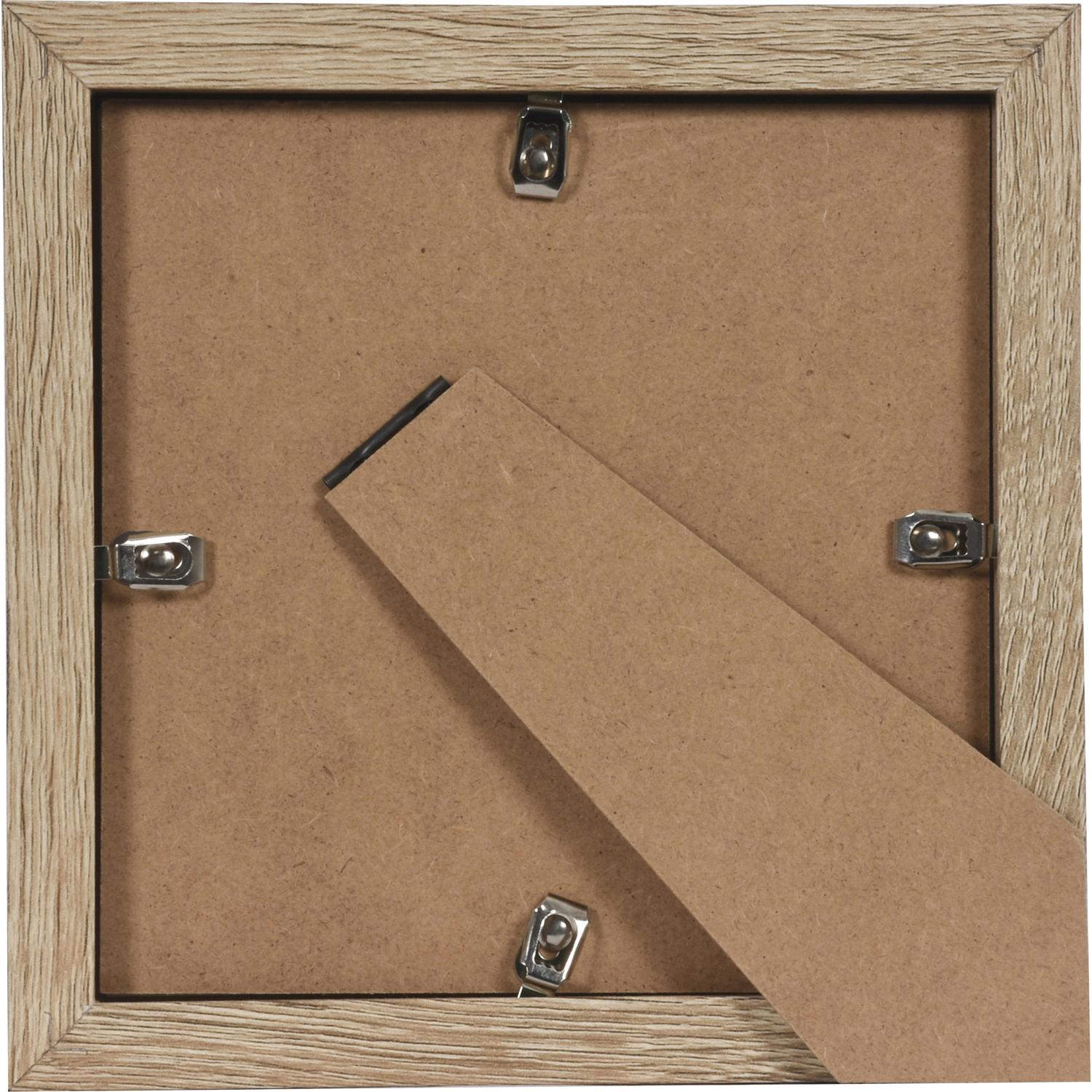 Bilderrahmen Modern - 15x15cm - Hellbraun