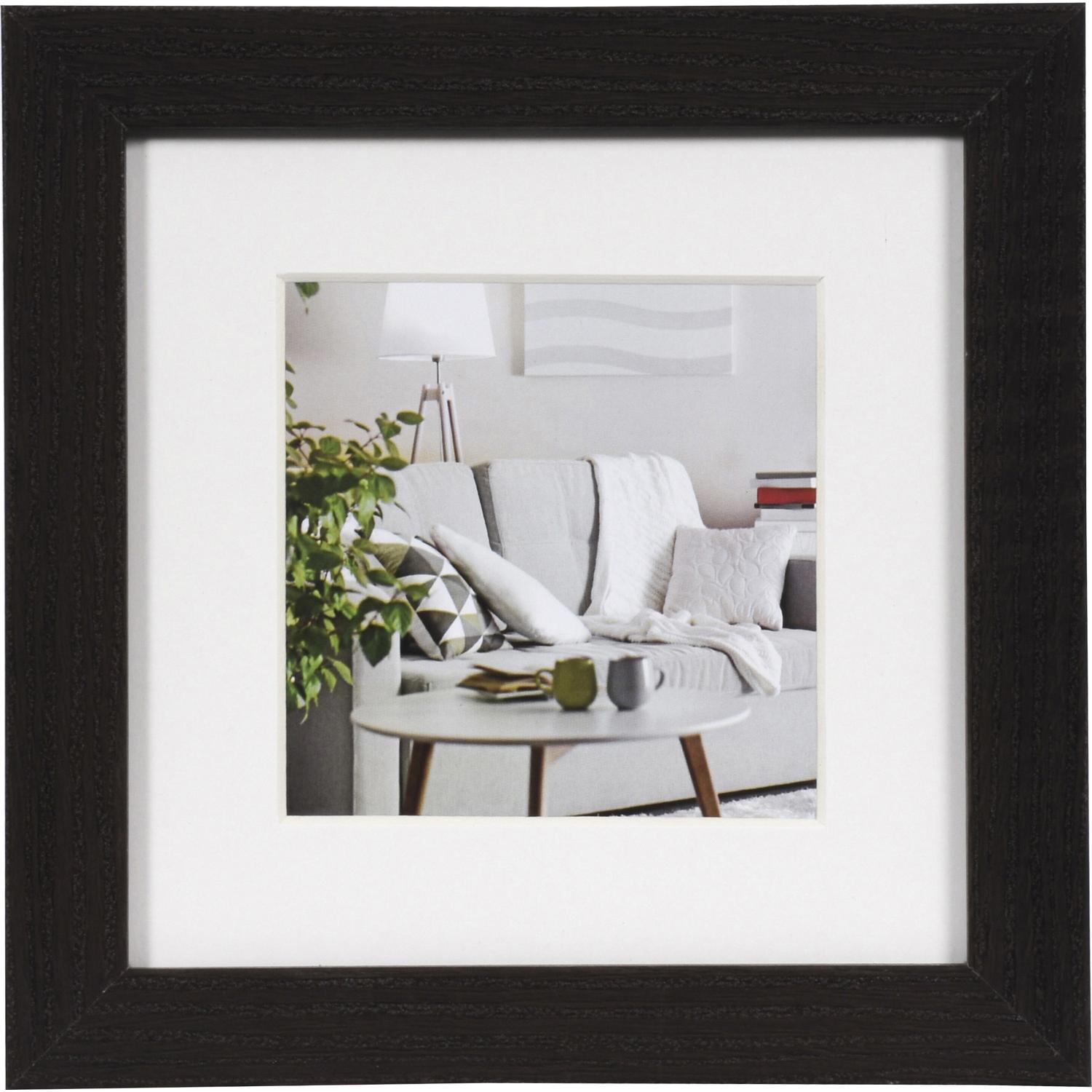 Bilderrahmen Modern - 15x15cm - Dunkelbraun