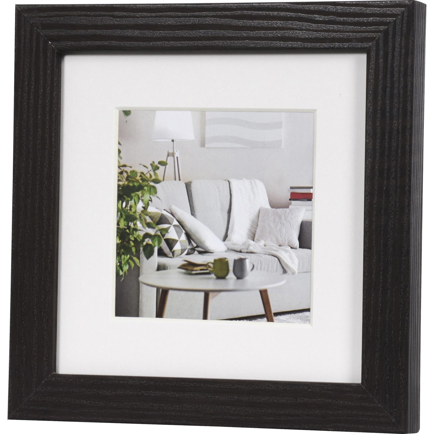 Bilderrahmen Modern - 15x15cm - Dunkelbraun