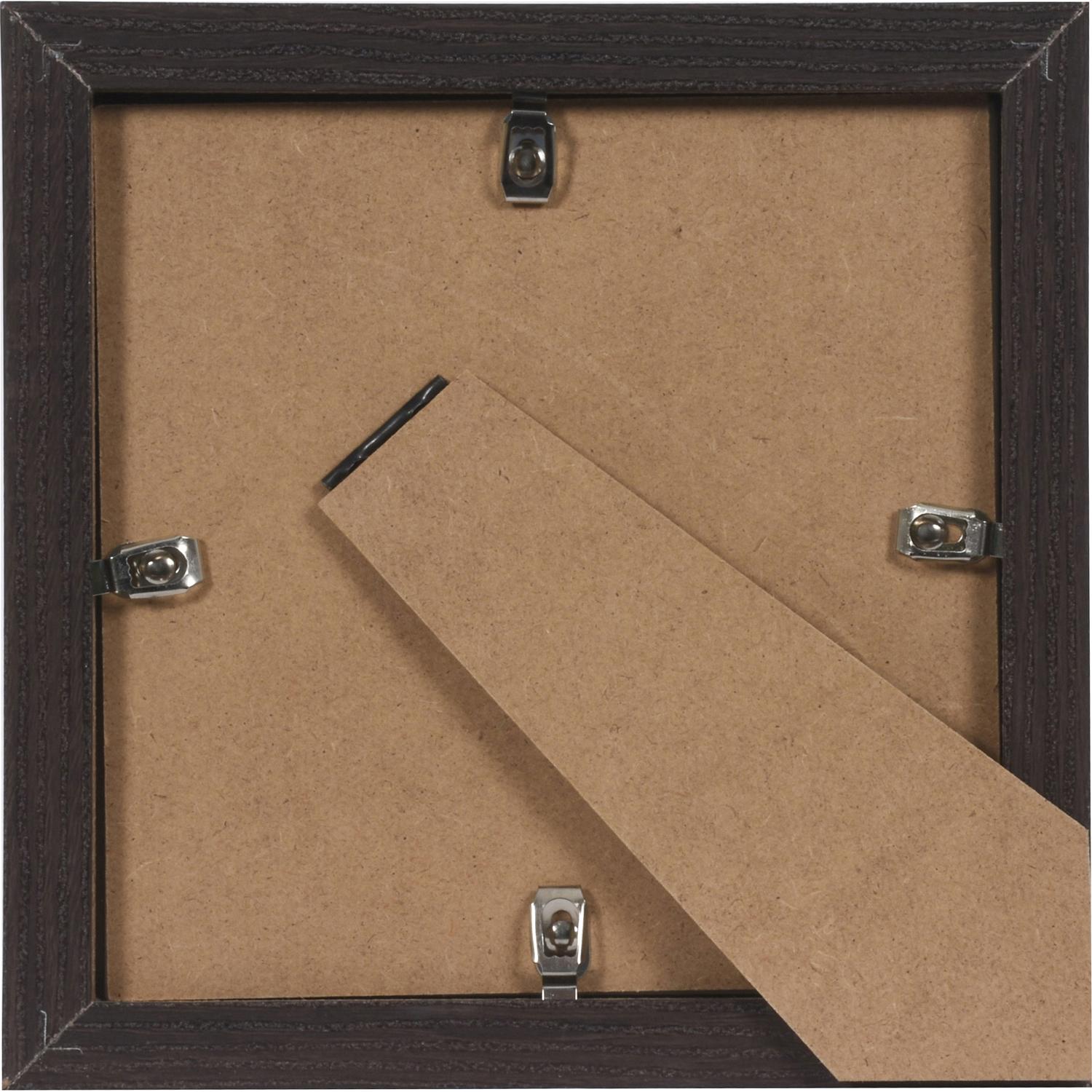 Bilderrahmen Modern - 15x15cm - Dunkelbraun