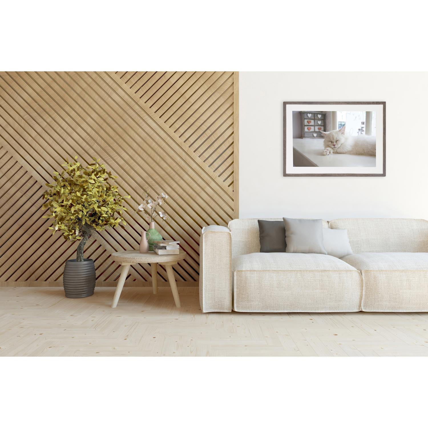 Bilderrahmen Modern - 50x70cm - Hellbraun