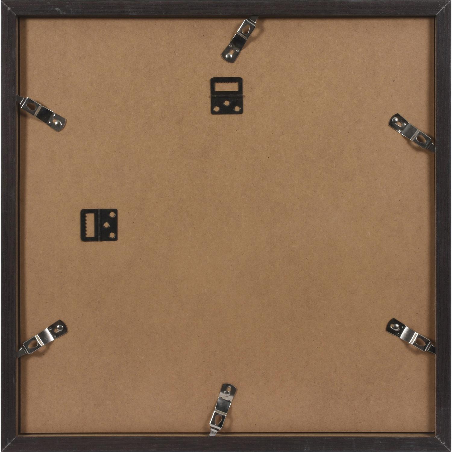 Bilderrahmen Modern - 40x40cm - Dunkelbraun
