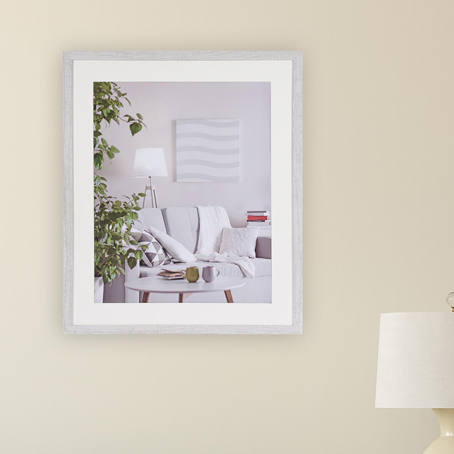 Bilderrahmen Modern - 50x60cm - Weiß