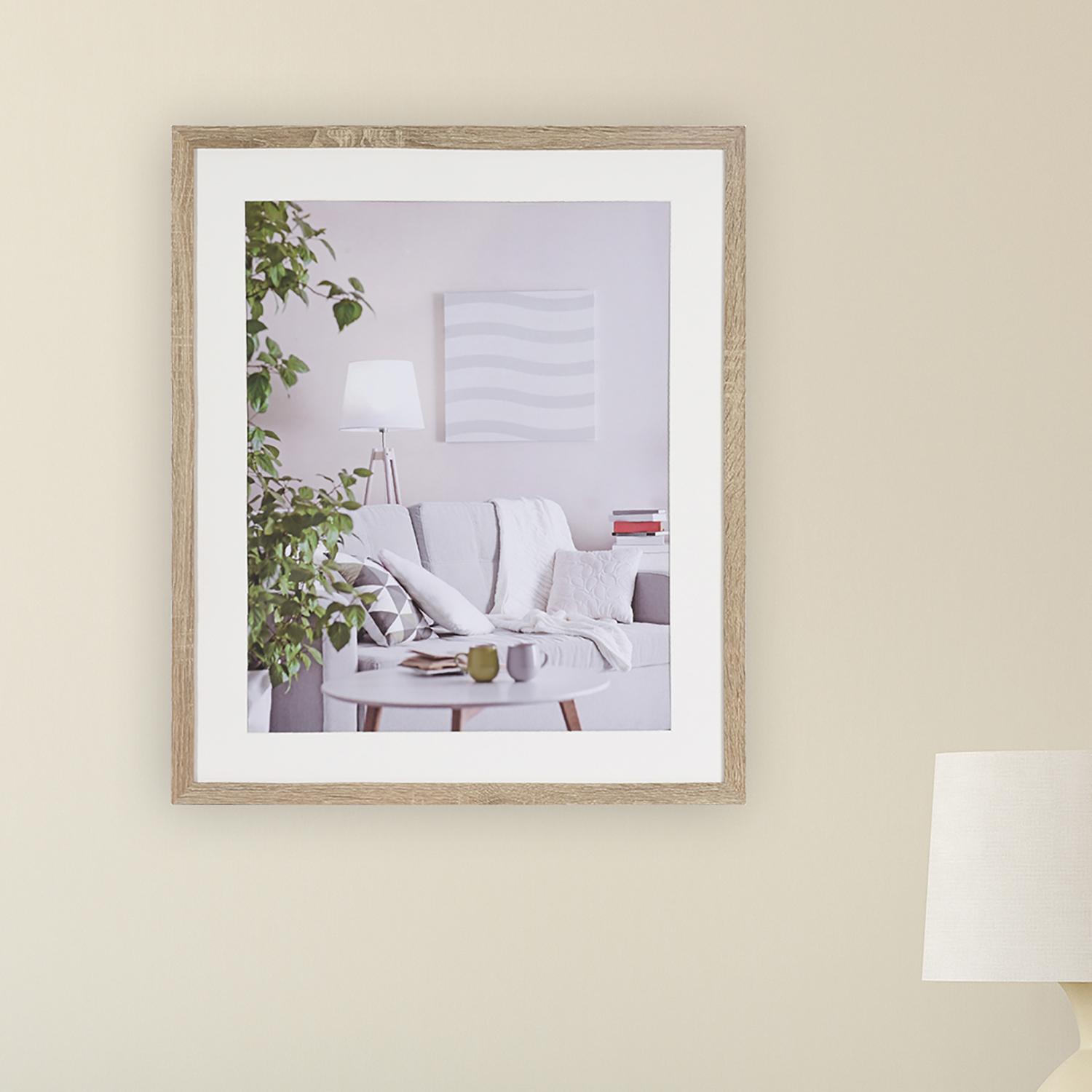 Bilderrahmen Modern - 50x60cm - Hellbraun
