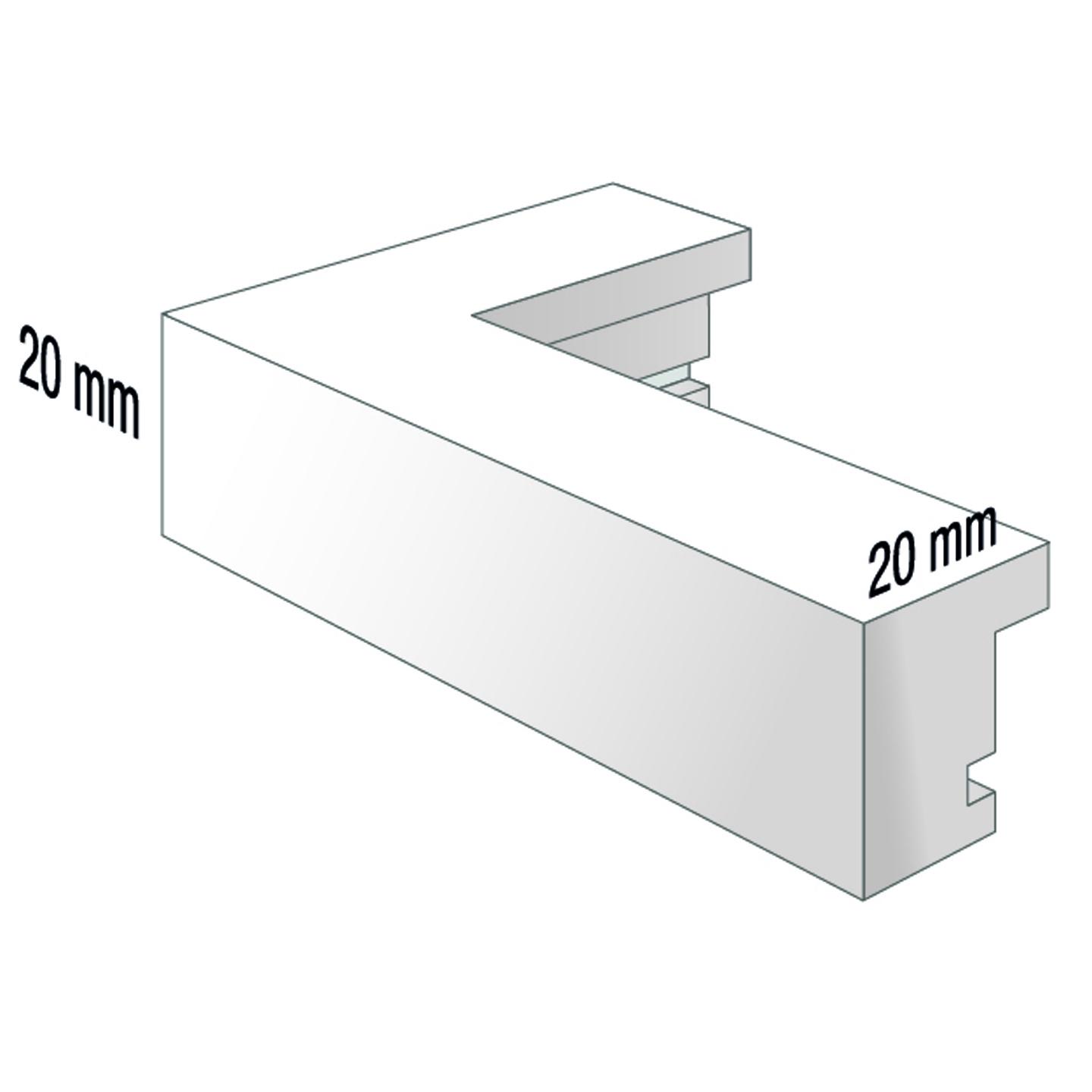 Bilderrahmen Modern - 50x60cm - Dunkelbraun