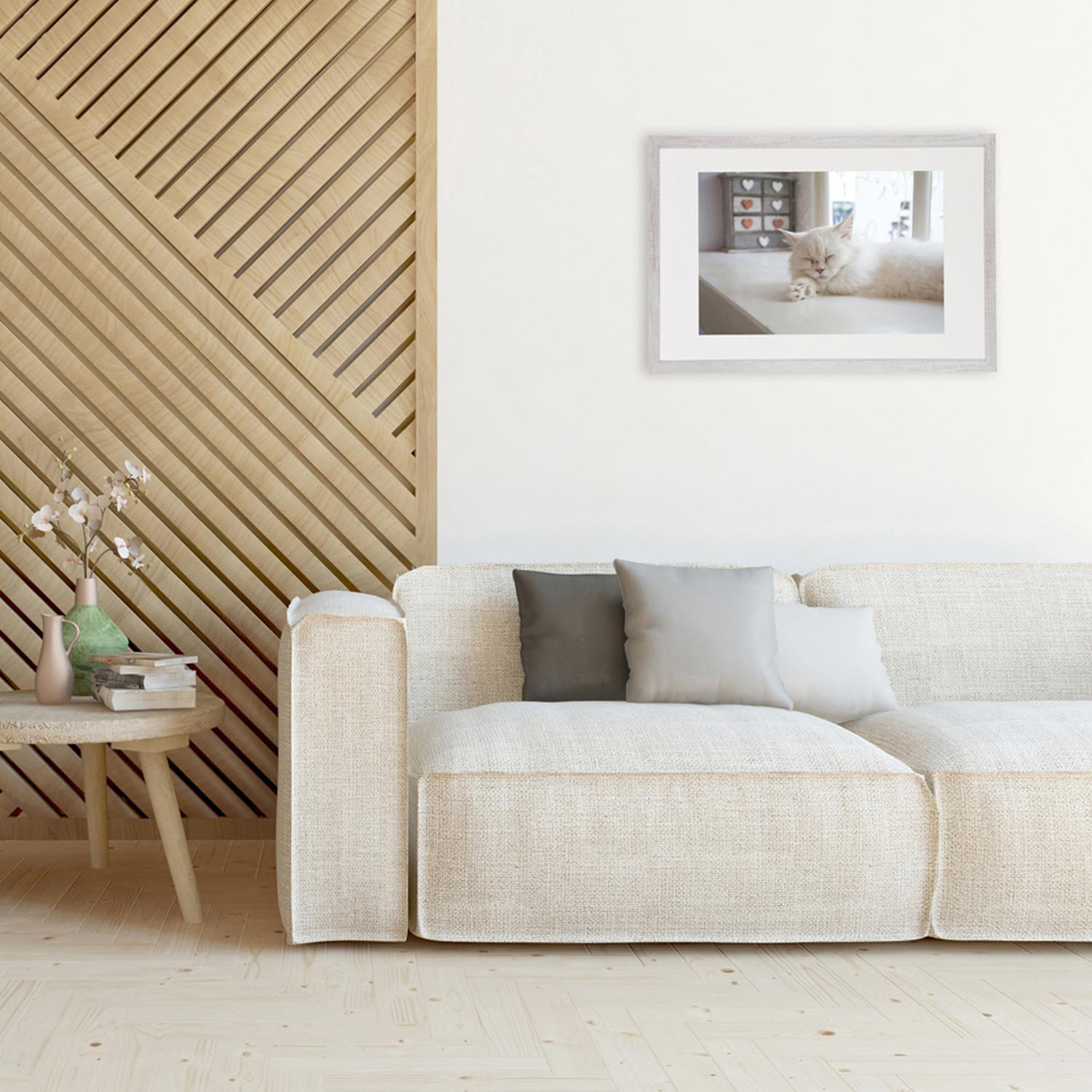 Bilderrahmen Modern - 40x60cm - Weiß