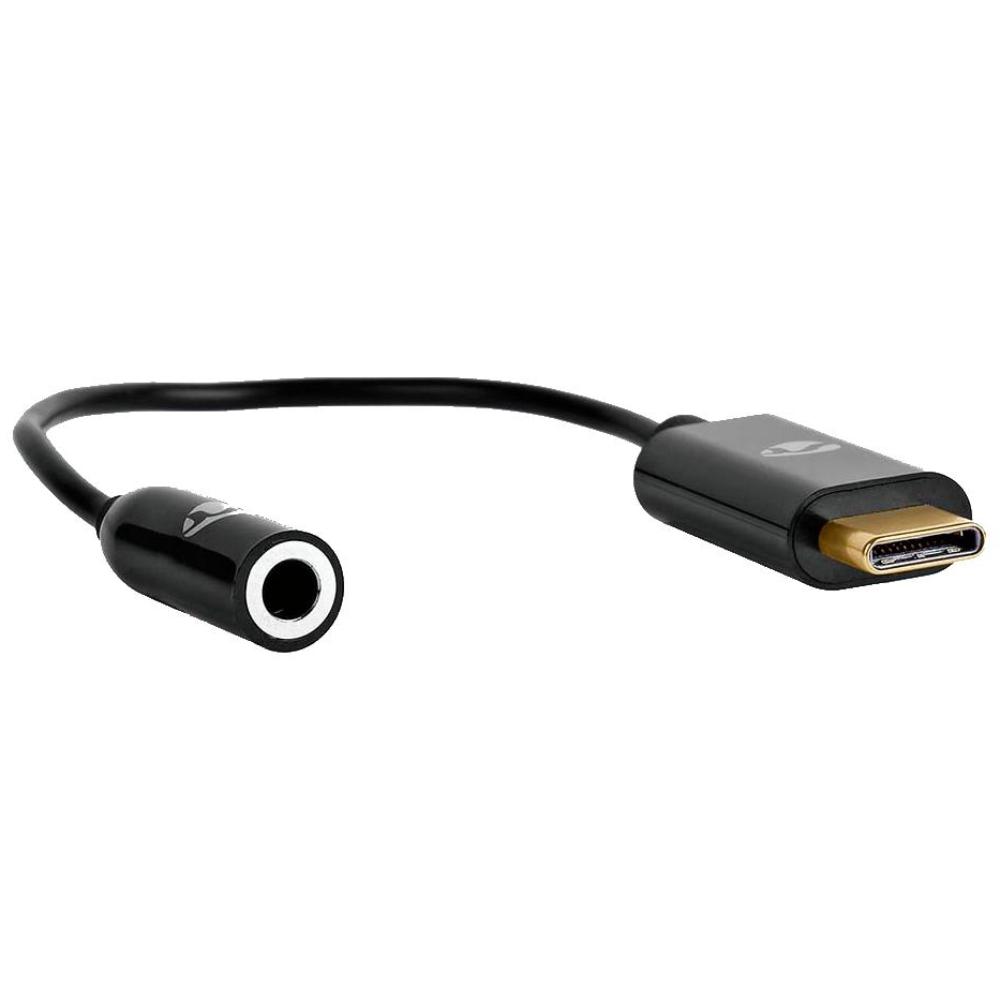 USB-C Adapter USB-C Stecker - 3,5 mm Buchse 0,15 m Schwarz - Nedis