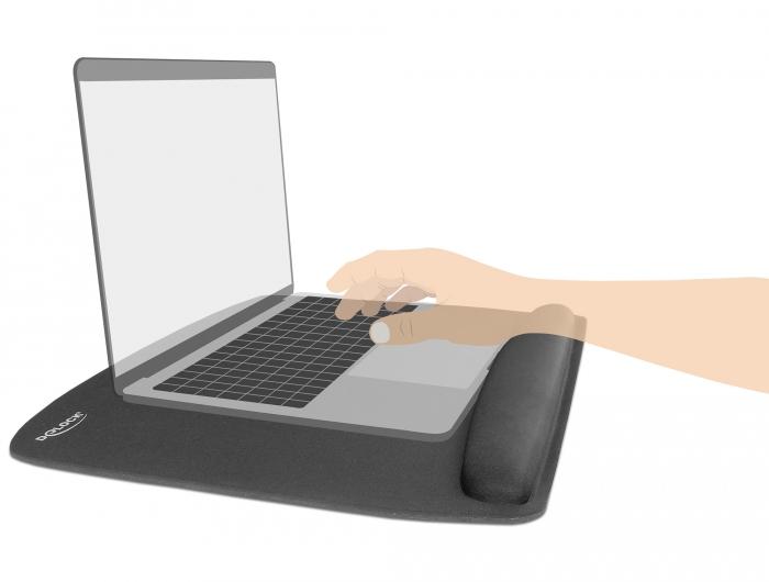 Delock Ergonomisches Mauspad mit Handballenauflage 420 x 320 mm - Delock