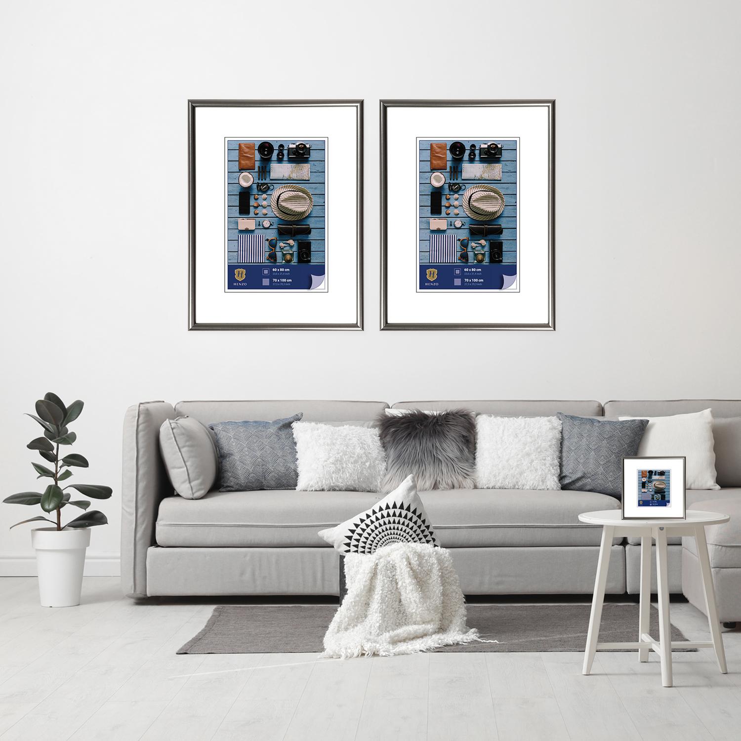 Bilderrahmen Napoli - 70x100cm - Grau