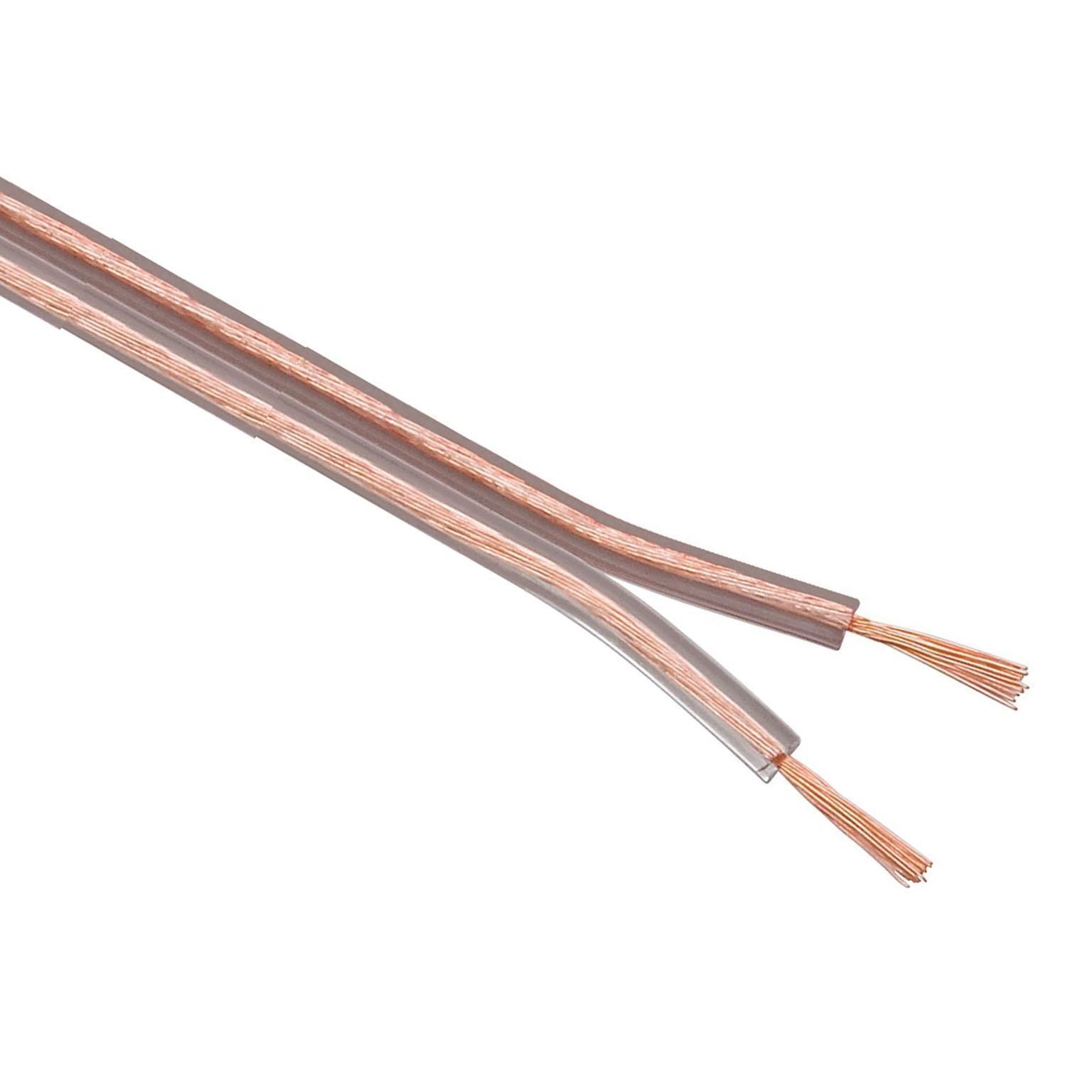 Lautsprecherkabel 2x 6,00 mm2 - Transparent