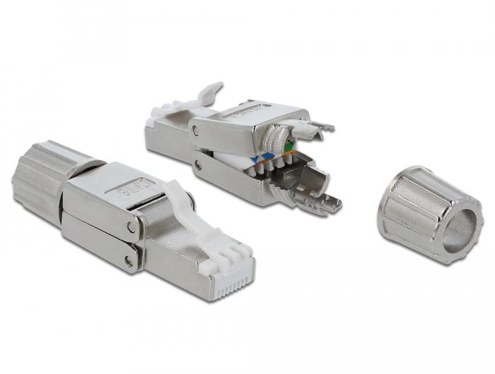 Delock RJ45 Stecker Cat.6 STP ohne Werkzeug - Delock