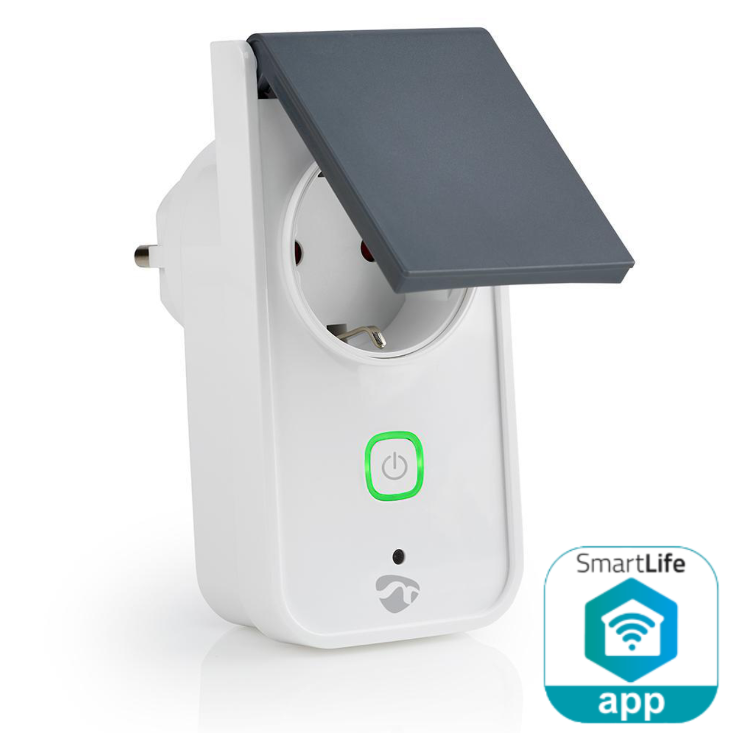 Wi Fi Smart Plug für den Außenbereich, Spritzwassergeschützt
