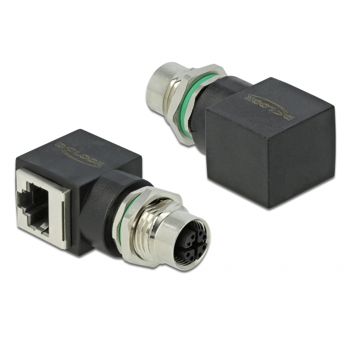 M12 zu RJ45 Adapter - Delock